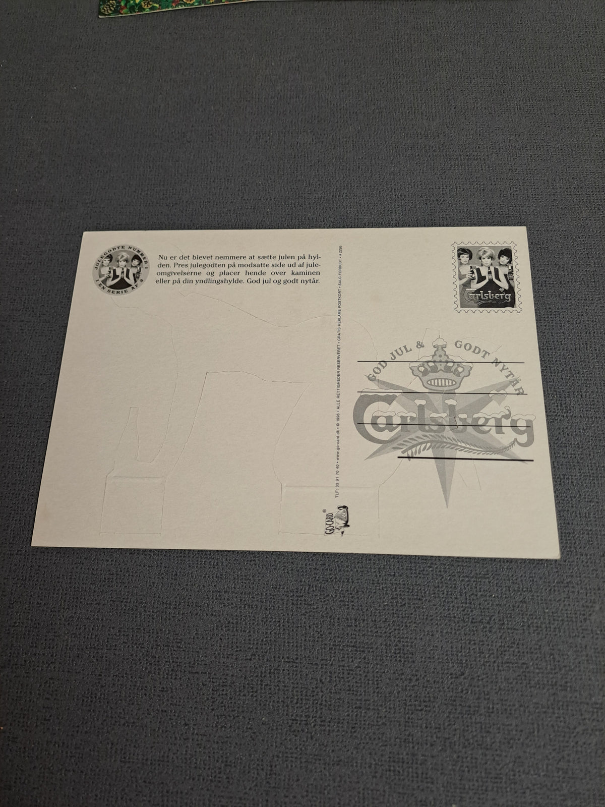 Carlsberg Vintage Pop-up Postcard