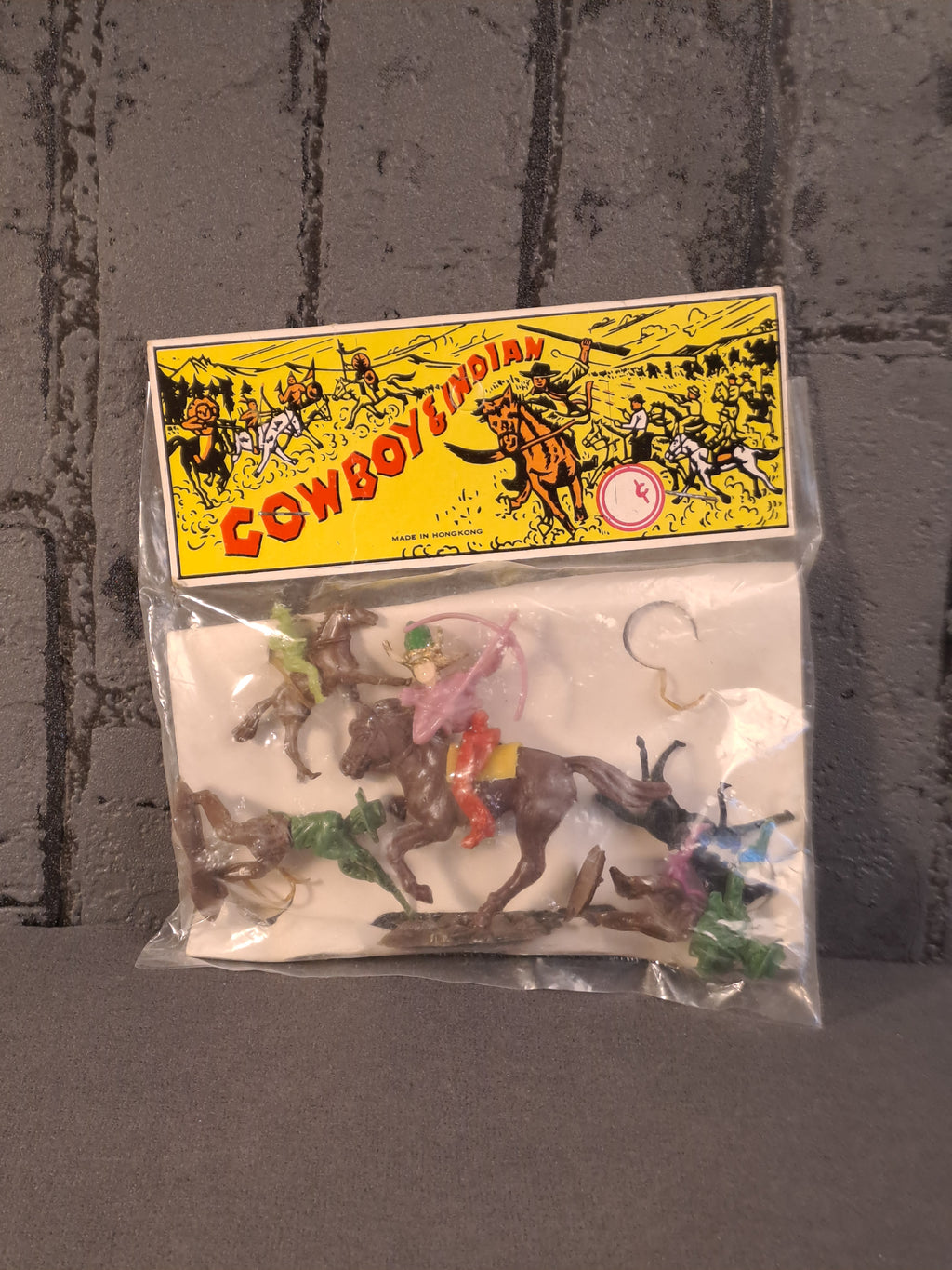 Cowboy and Indian Vintage Swoppets 1970s