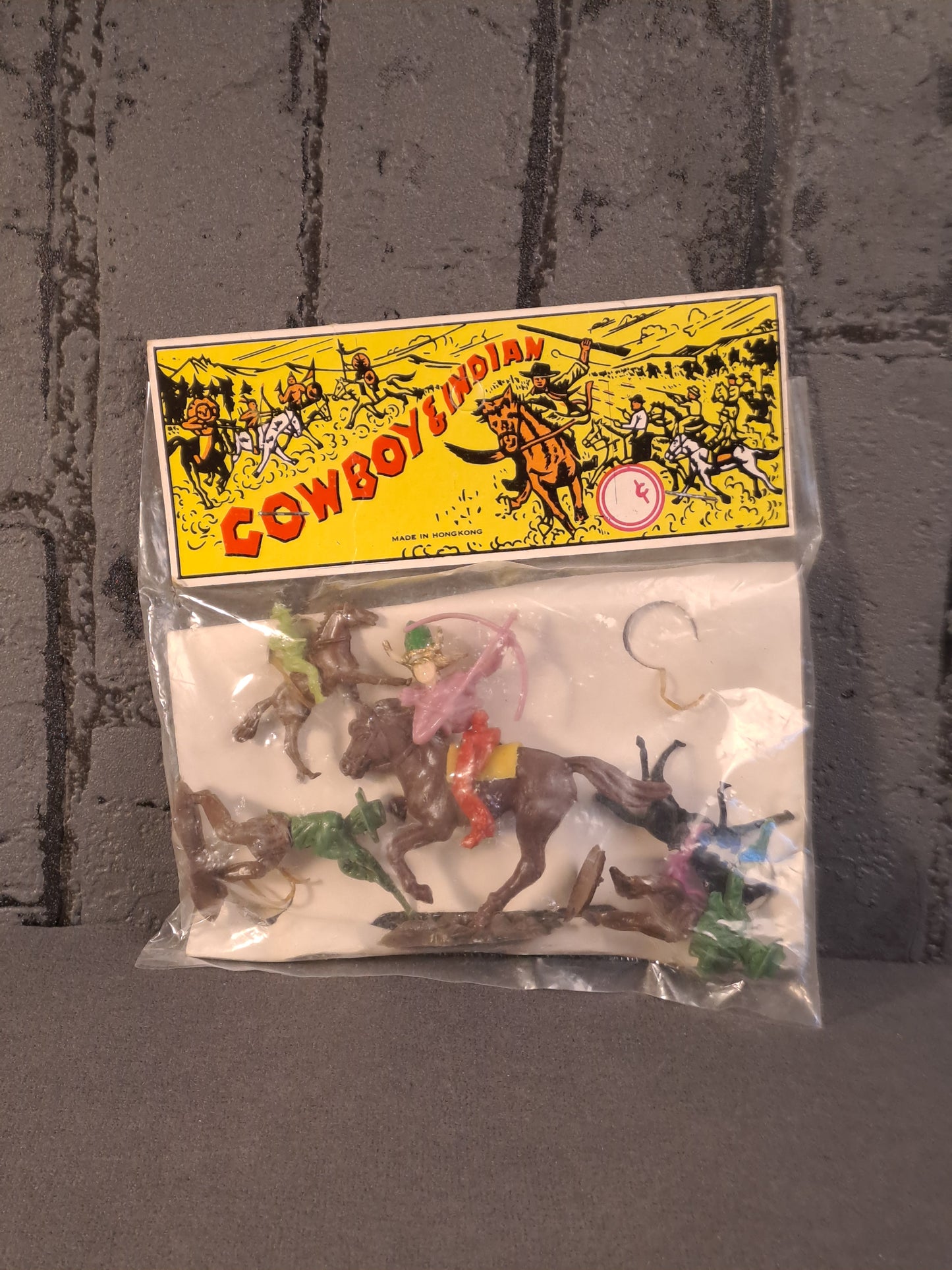 Cowboy and Indian Vintage Swoppets 1970's