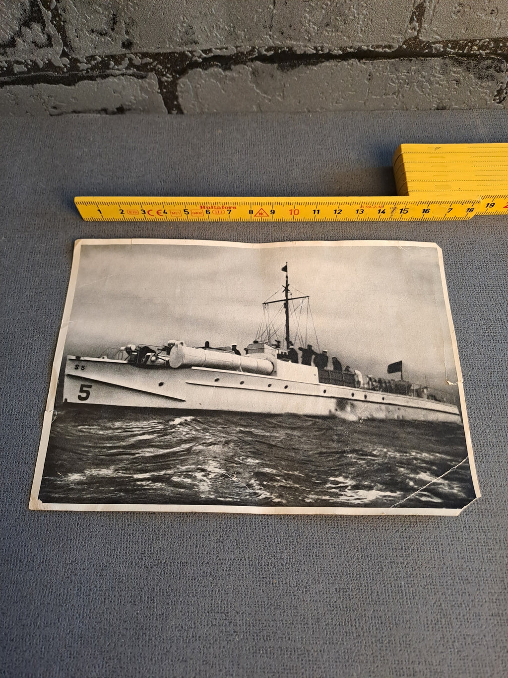 Collecting Photo / Trading card - A German E-boat