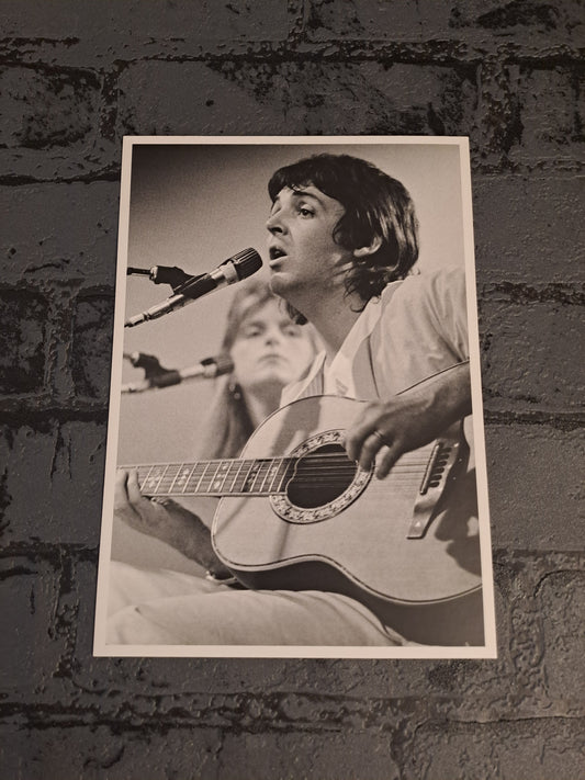 Paul McCartney Large Postcard