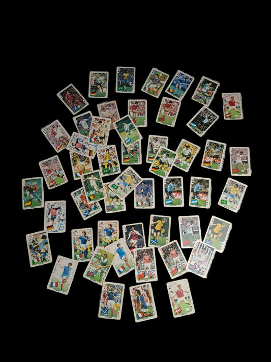 Dandy Football Playing Cards 1986 Mixed / Dandy Fodbold Spillekort 1986 Blandet