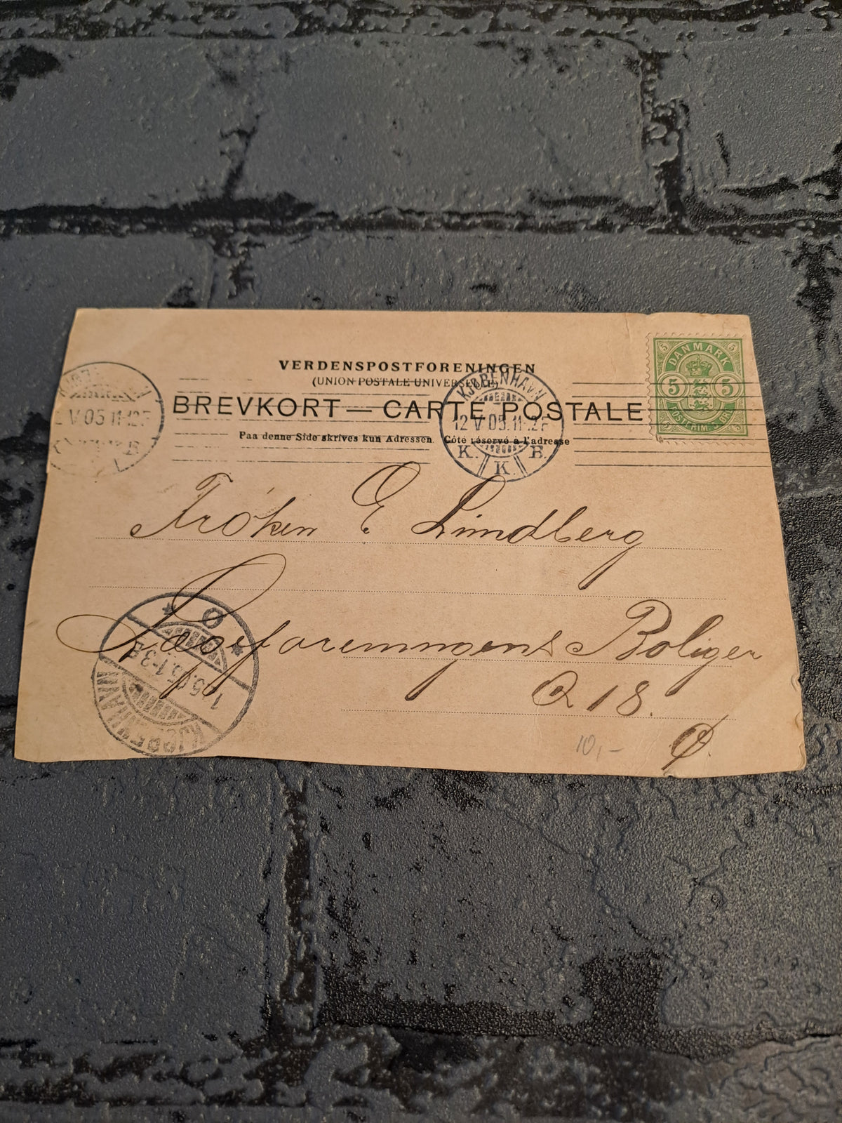 Børnehjælpsdagen 1905 Brevkort