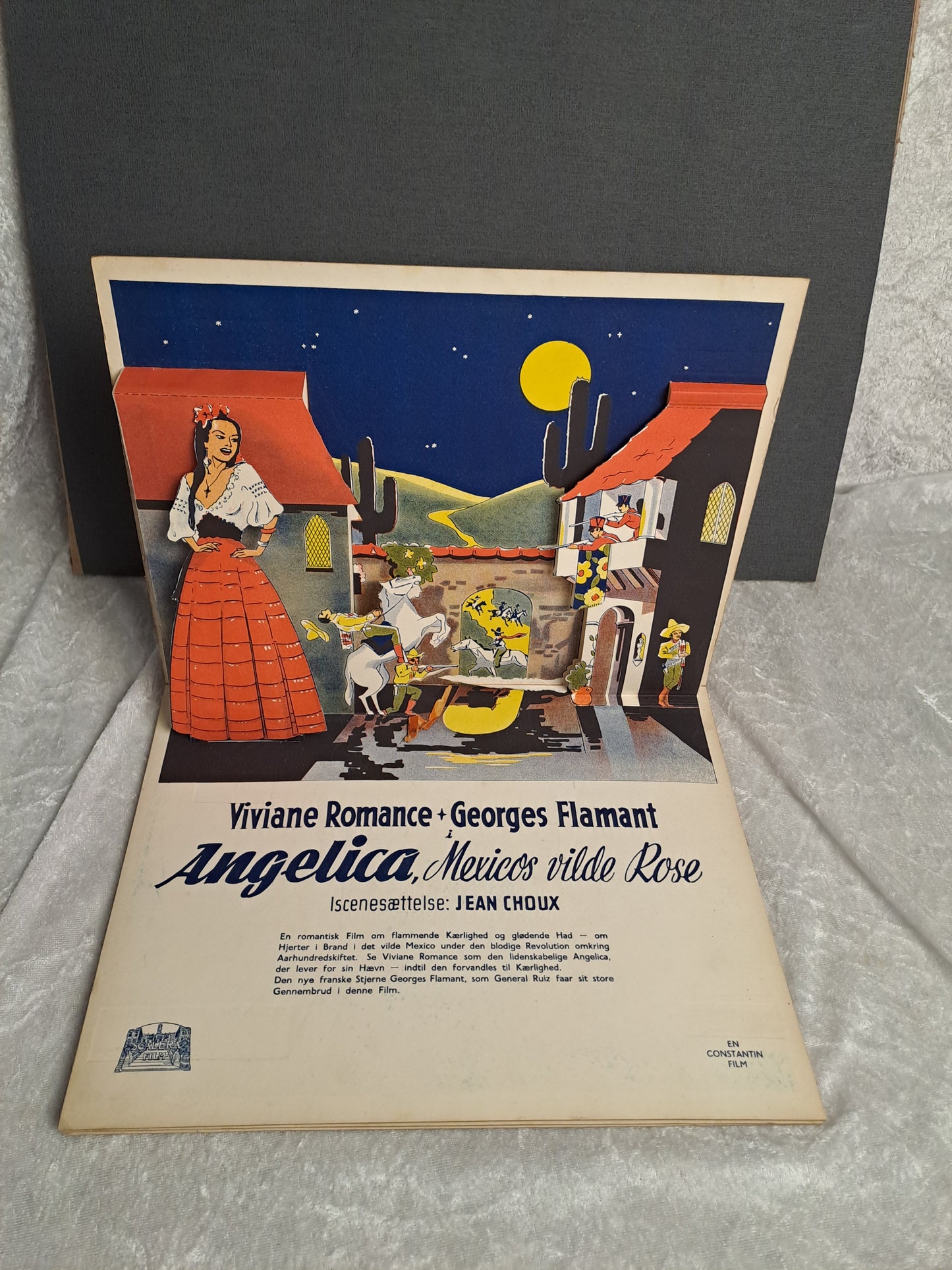 Vintage Film Præsentations 3D Bog 1950'erne