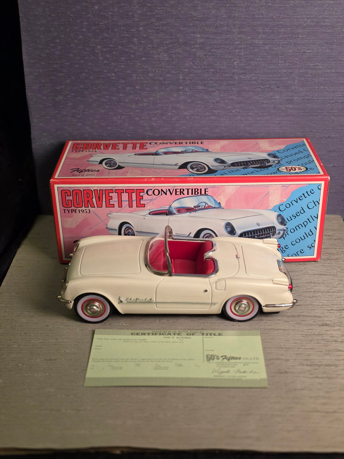 Corvette Convertible Type 1953 "50's"