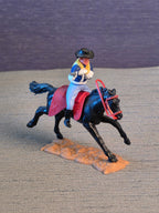 Timpo Toys U.S. Kavaleri Soldat på Hest / Timpo Toys U.S. Cavalry Soldier on Horse