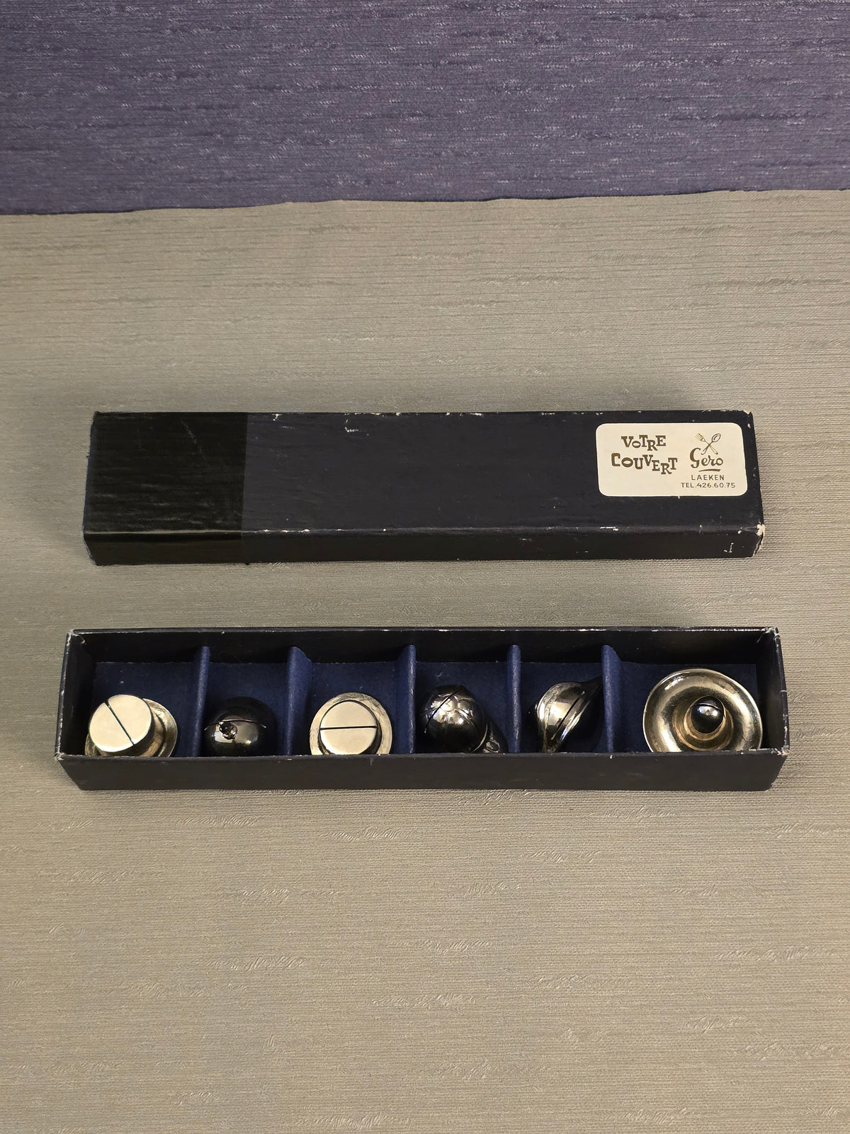 Vintage Silver-Plated Place Card Holders