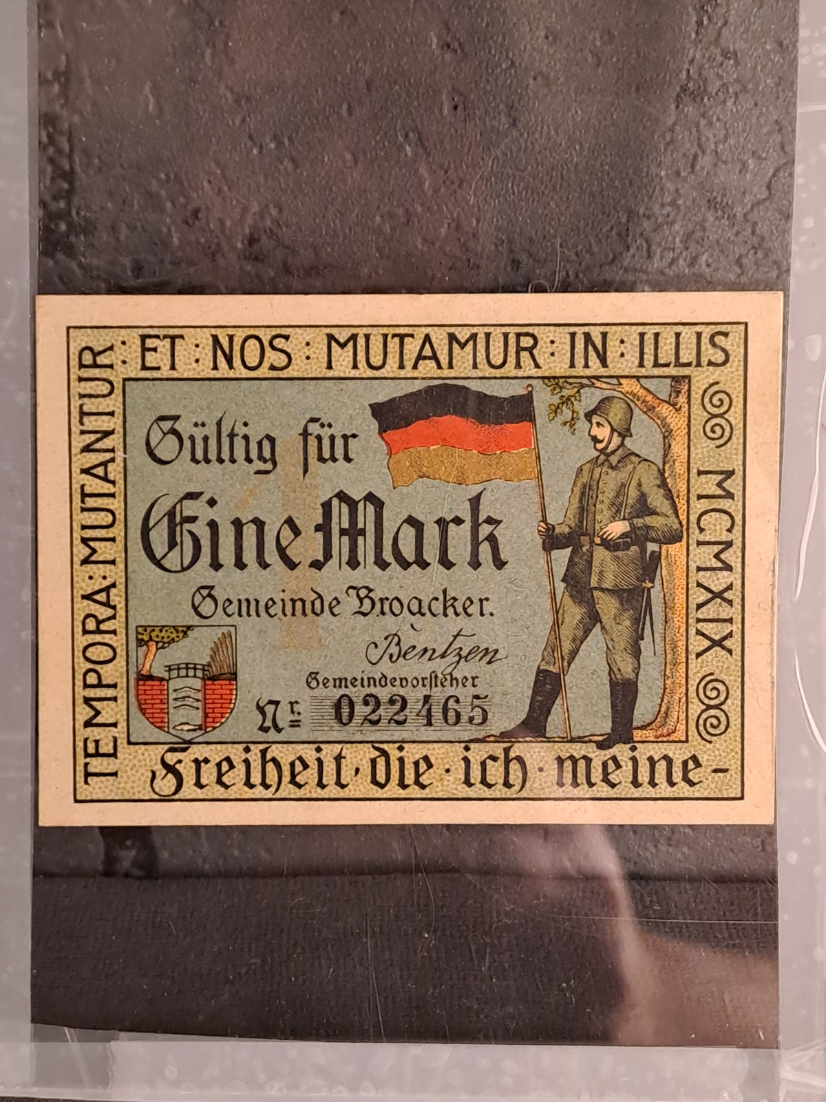 Emergency money 1919/1920