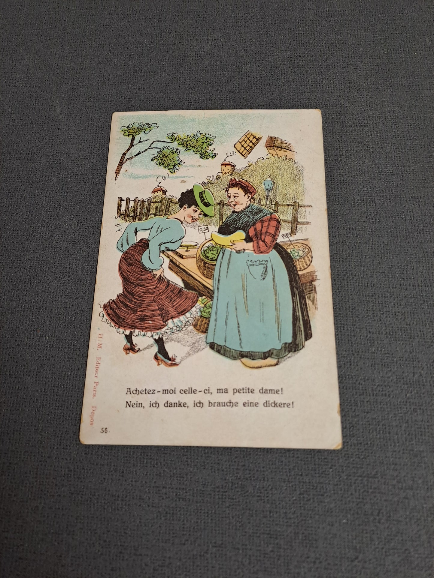 French Humoristic Postcard 1900-1910 / Fransk Humoristisk Postkort 1900-1910
