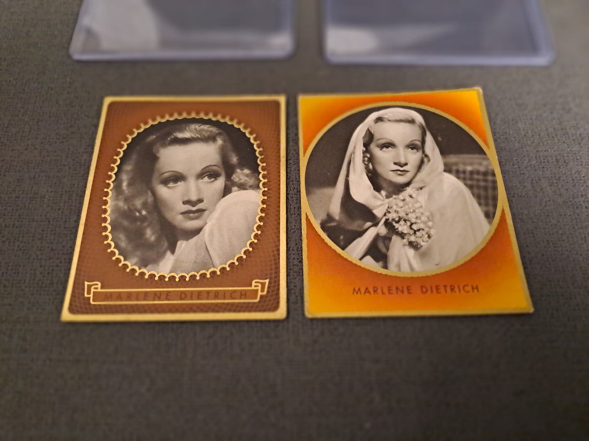1937 MARLENE DIETRICH TOBACCO CARD + BUNTE NO 18