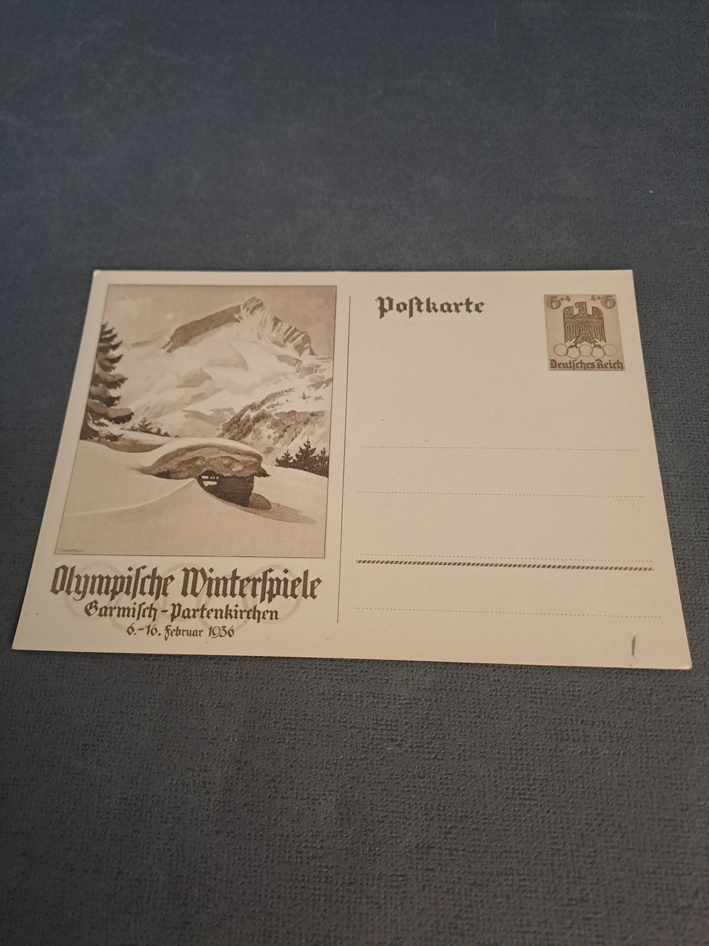 WW2 Postcard Olympia 1936