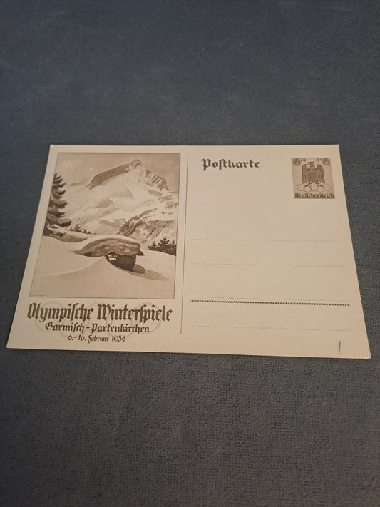 WW2 Postcard Olympia 1936
