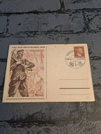 WWII Postcard Day of the Stamp 1942
