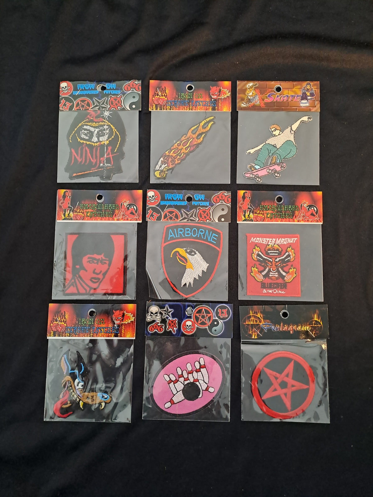 Vintage Patch x9 / Vintage Strygemærker x9