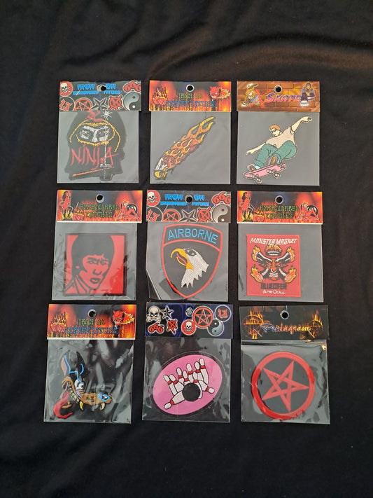 Vintage Patch x9 / Vintage Strygemærker x9