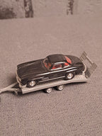 Busch Mercedes ML Class with Mercedes 300 on Trailer