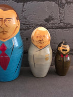 Matryoshka Russiske Statsledere / Nesting Dolls Russian Leaders
