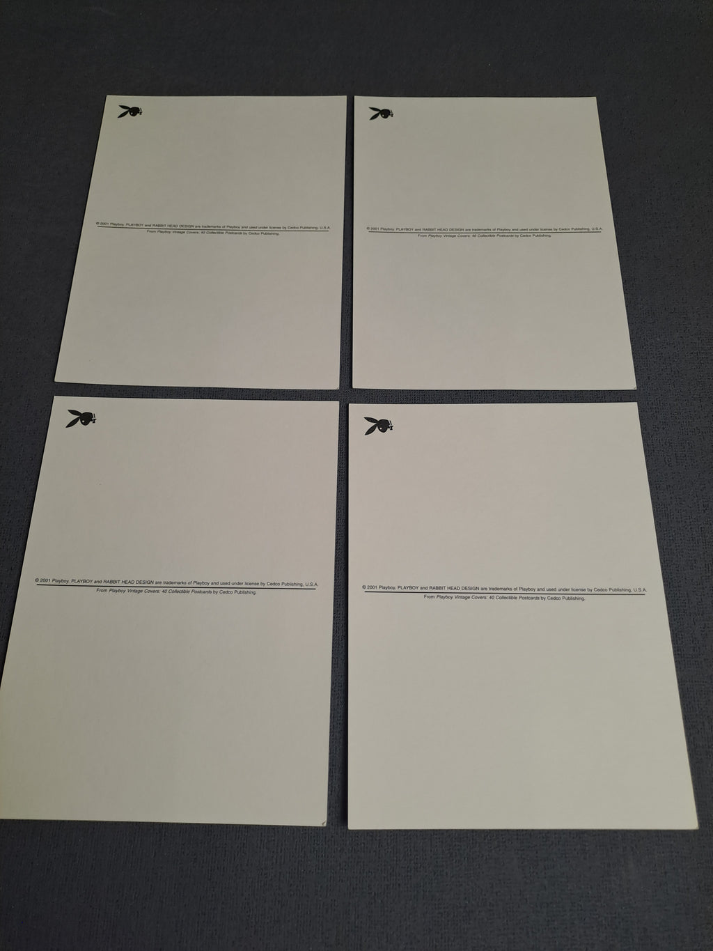 Playboy Magazine Postcards m / Playboy Magasin Postkort