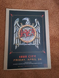 Slayer Concert Poster