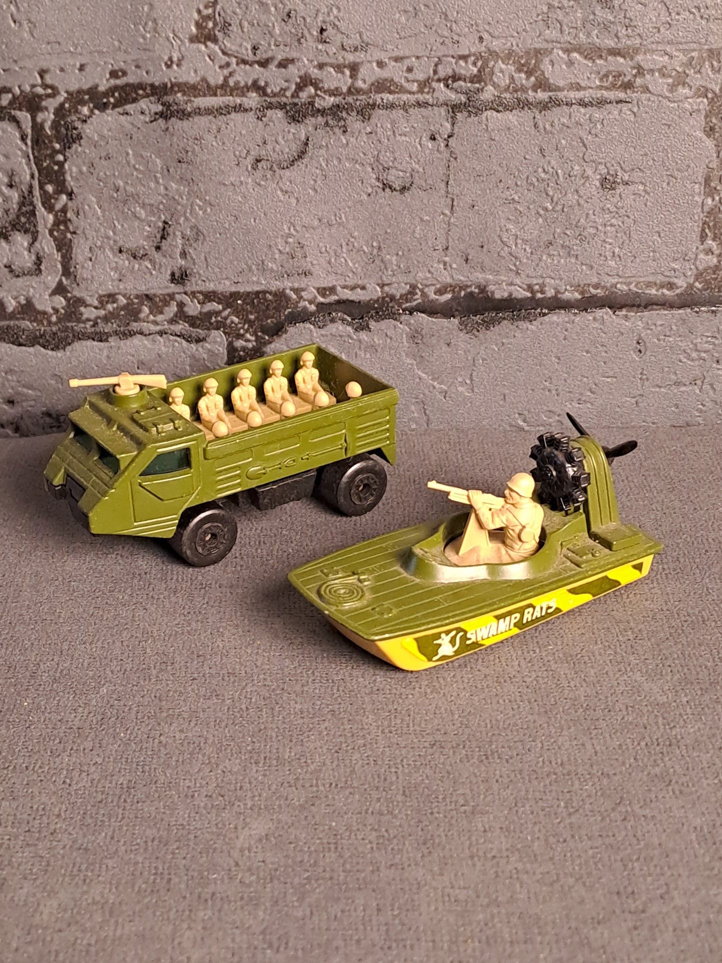Matchbox Swamp Rat and Personell Carrier