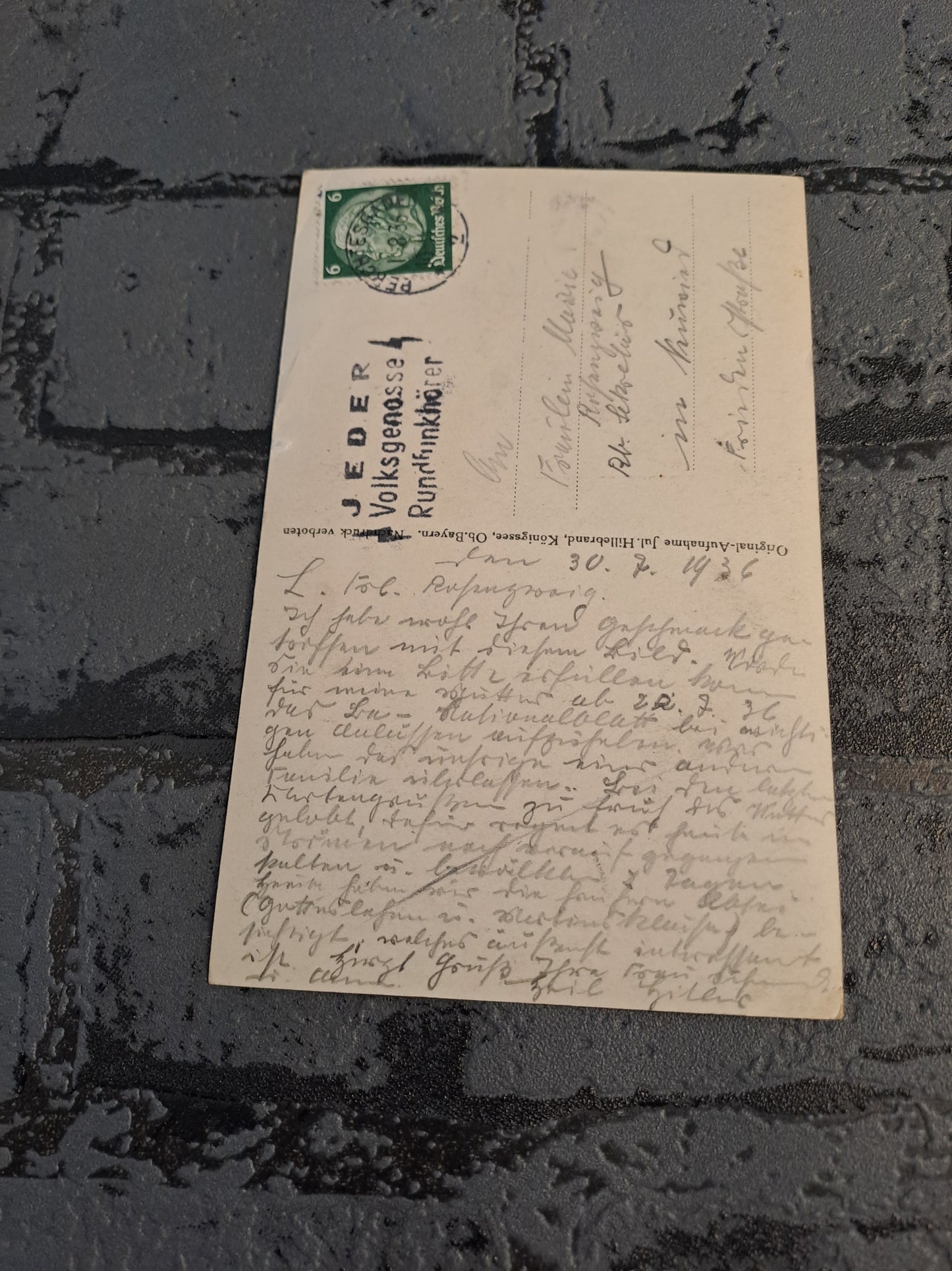 Herman Goring Postcard