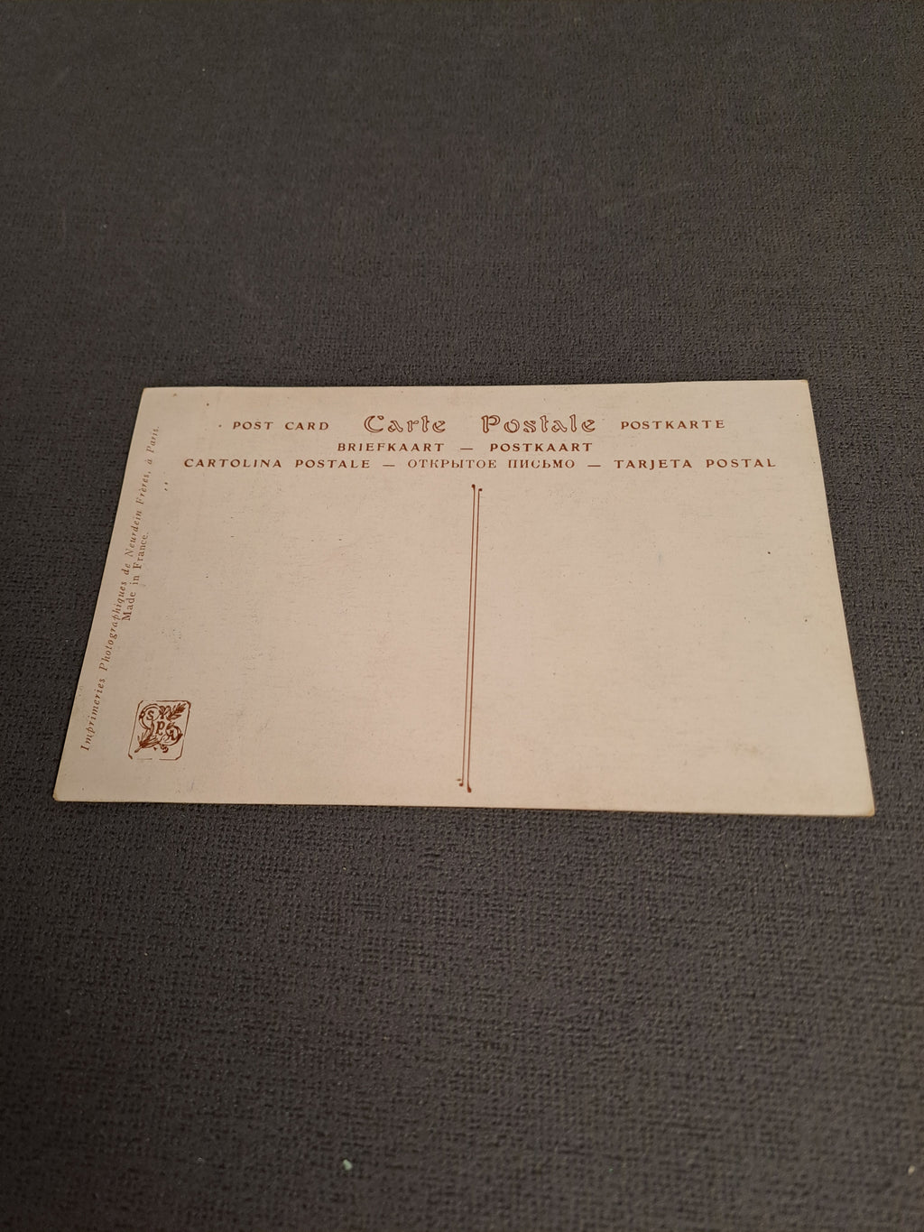 Antique French Postcard