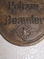 WW2 Railway Police Official Sign