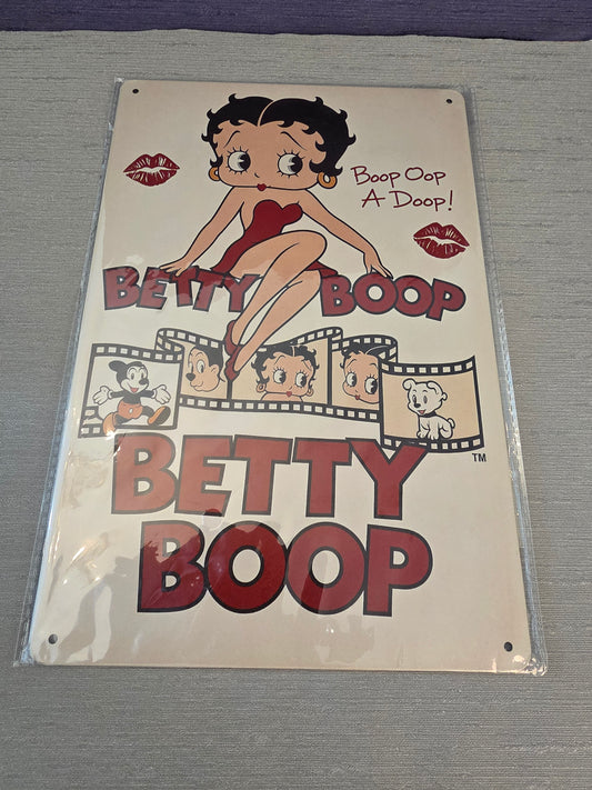 Betty Boop Metalskilt