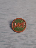 WW2 WHW Wolfsangel Rune Green / WW2 WHW Ulvekrog Rune Grøn