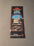 Texas Instruments TI-99/4A Vintage Instruction Book Danish Edition 1983