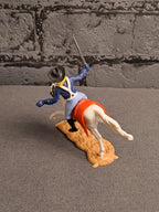 Timpo Toys U.S Cavalry Soldier on Horse Timpo Toys U.S Kavaleri Soldat på Hest