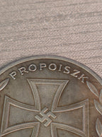 WW2 Tysk Erindringsmedalje Propoiszk Ostfront 1941 (Cupal Variant) / WW2 German Commemorative Medal Propoiszk Ostfront 1941 (Cupal Variant)