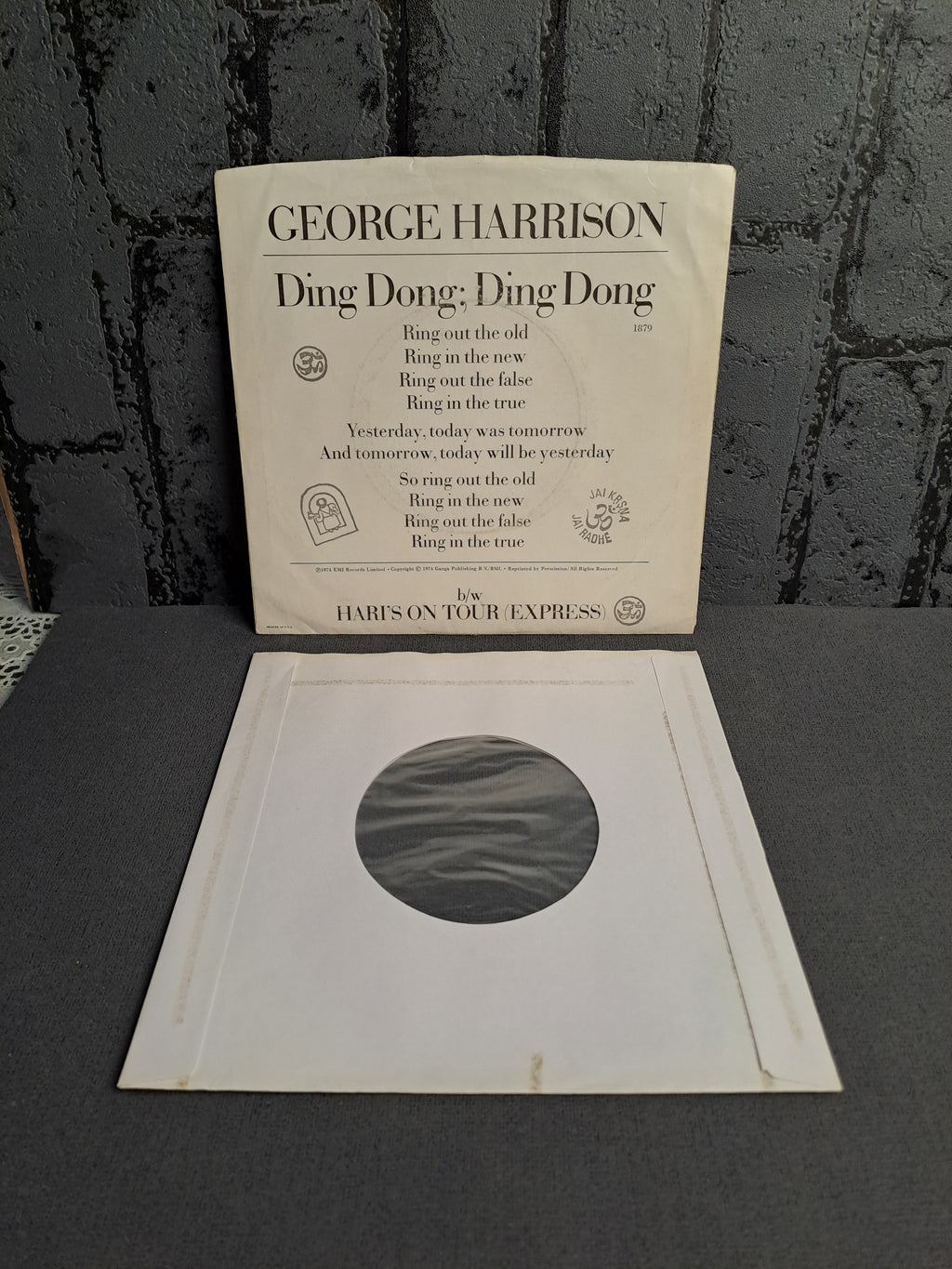 George Harrison Ding Dong; Ding Dong Single 1974