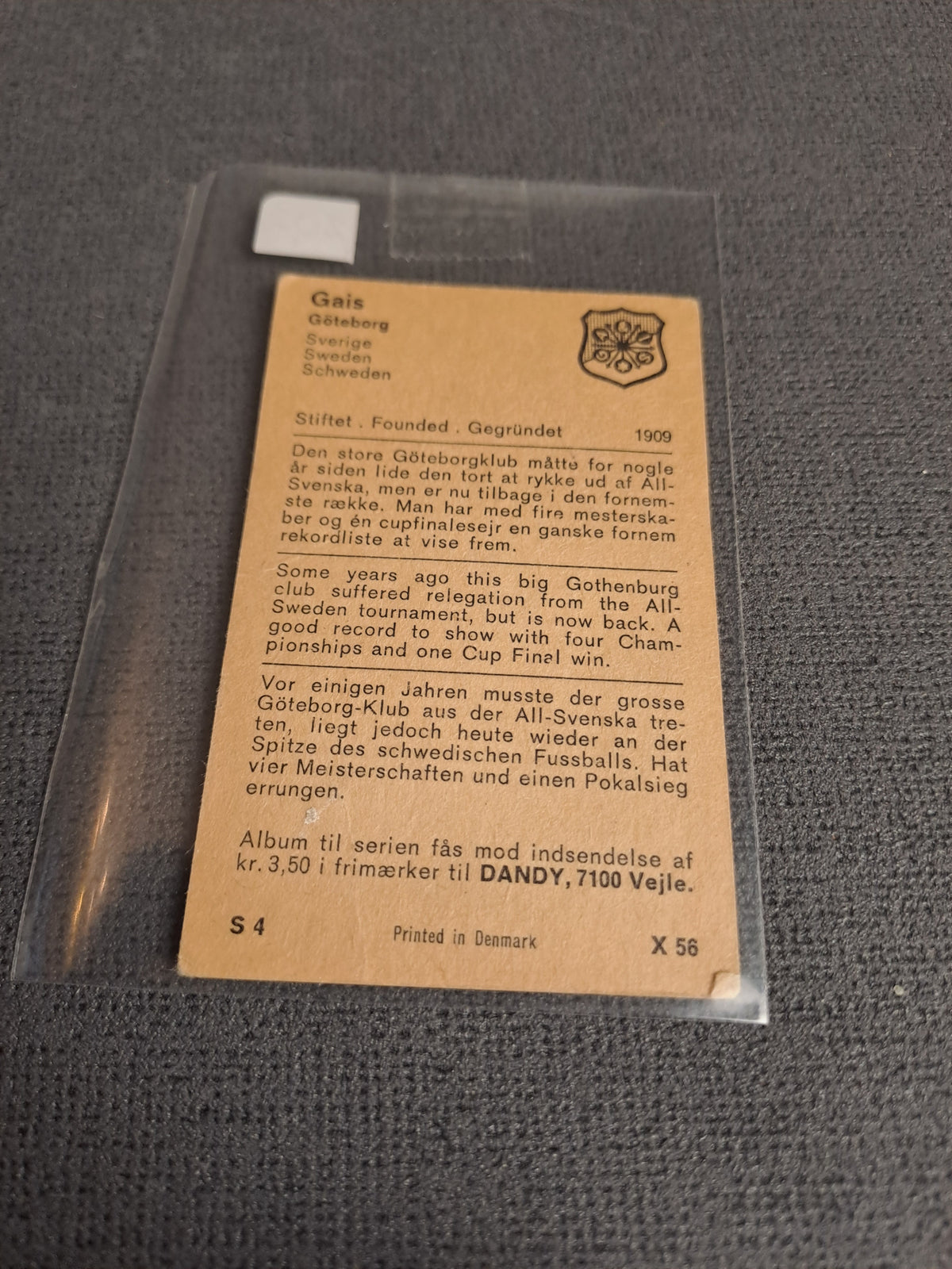 Dandy Gum 1970-No56