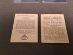 1937 Marlene Dietrich and Greta Garbo Cigarette Cards