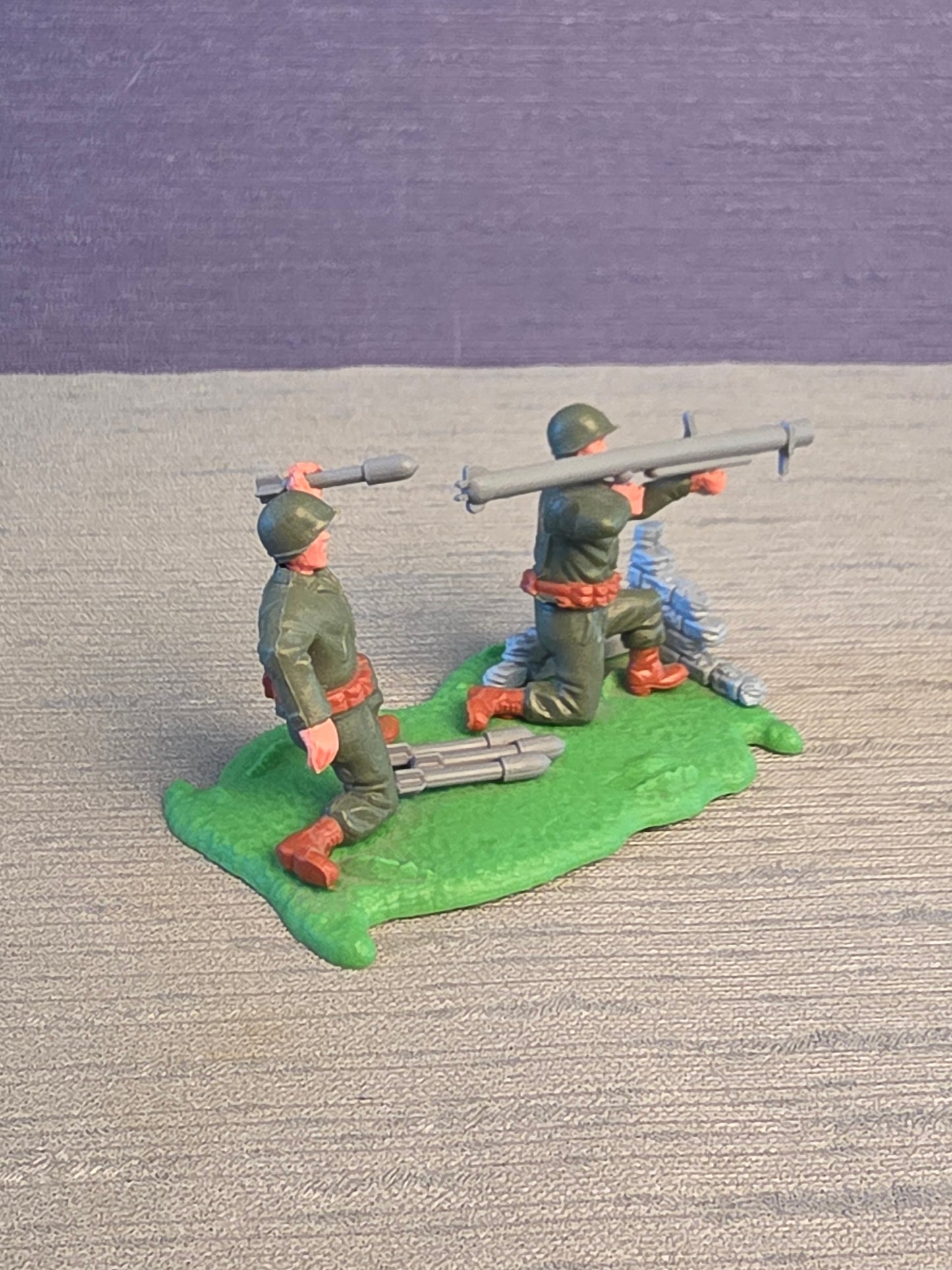 Timpo Toys WWII US Bazooka Team Diorama