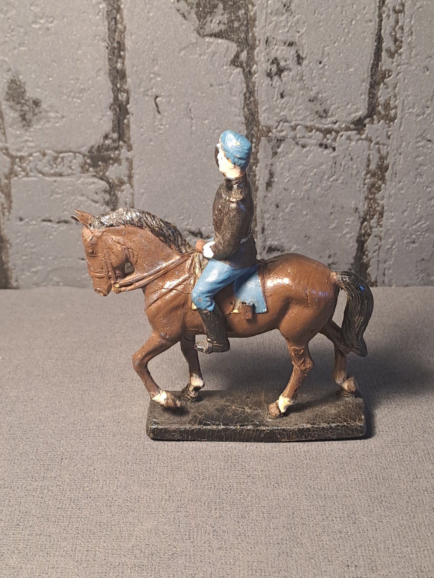 Lineol The Danish King Christian 10. on Horse / Lineol Chr. X på Hest