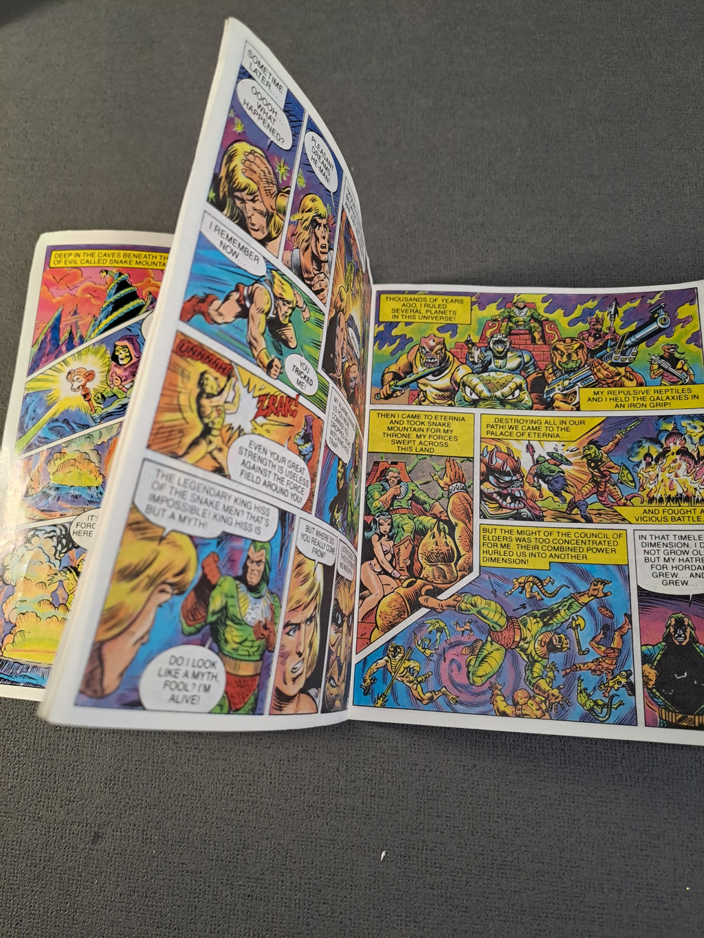 Masters Of The Universe 1985 Comic King Of The Snake Men / Masters Of The Universe 1985 King Of The Snake Men Tegneserie