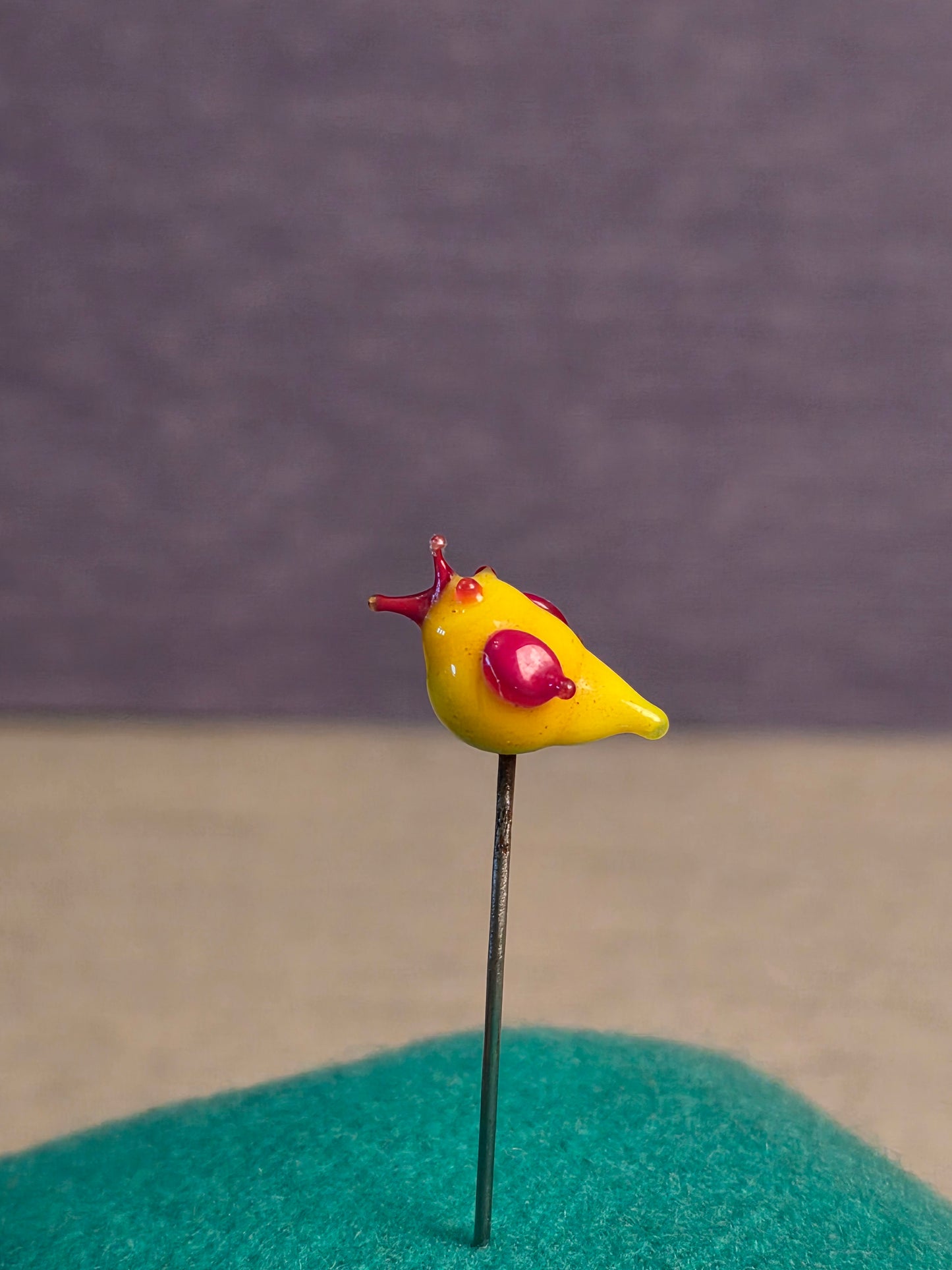 Nipsenål Gul Fugl