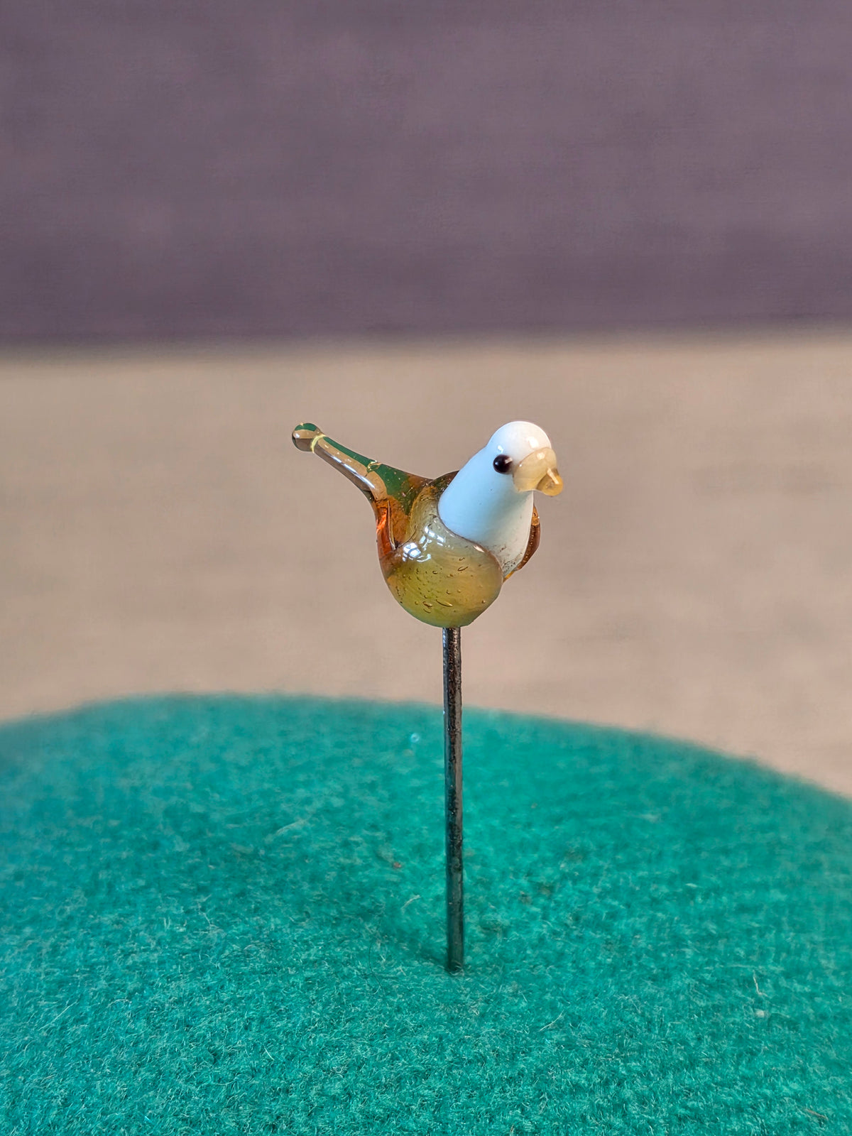 Bird sewing pin