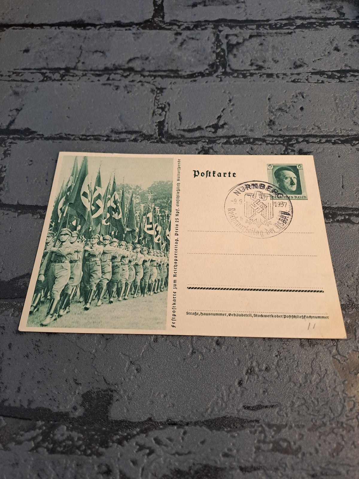 WW2 Postcard Nürnberg 1937