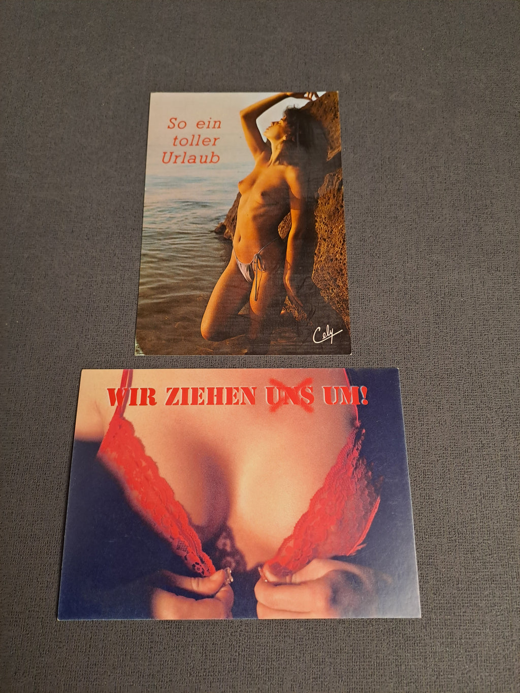 German Vintage Erotic Postcards / Tyske Vintage Erotiske Postkort