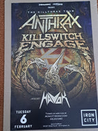 Anthrax Concert Poster