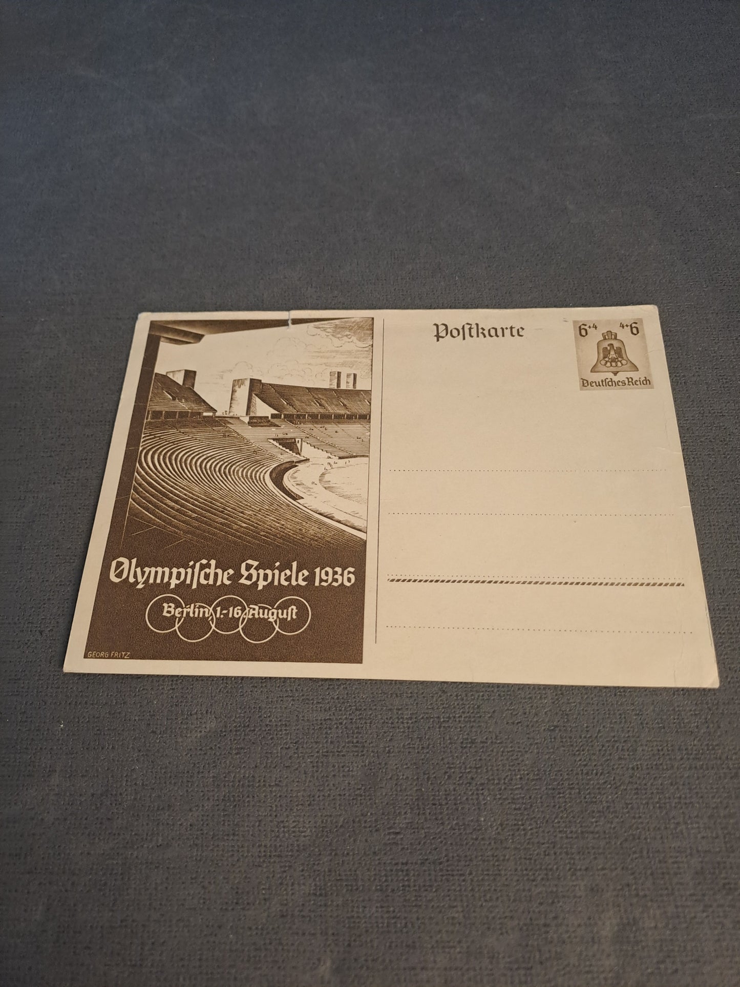 WW2 Postcard Olympische Spiele 1936