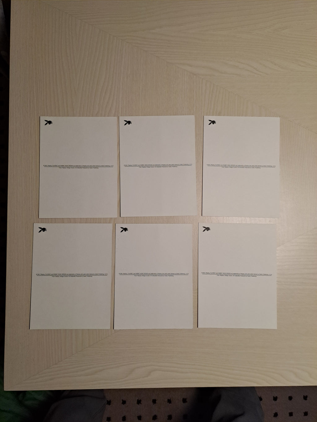 Playboy Magazine Postcards / Playboy Magasin Postkort