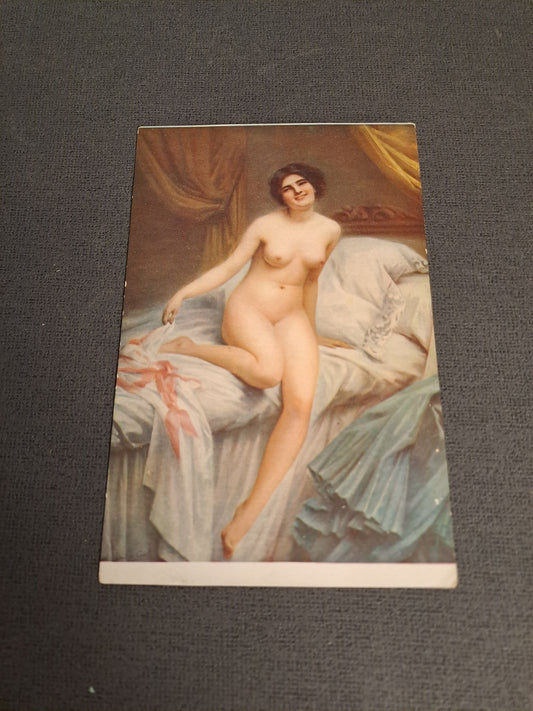 Antique French Postcard 1910-1920 / Antik Fransk Postkort