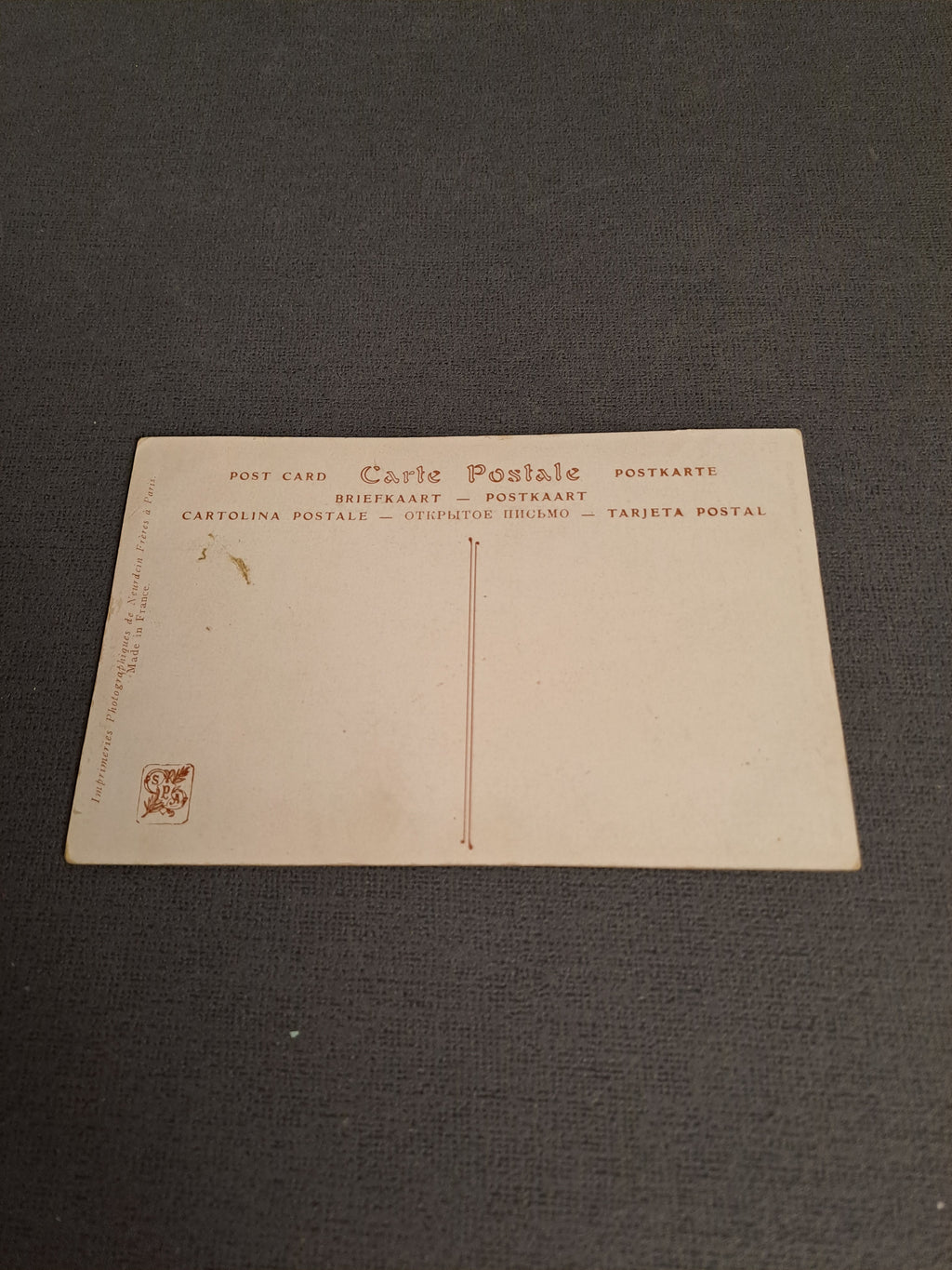 Antique French Postcard 1910-1920 / Antik Fransk Postkort 1910-1920