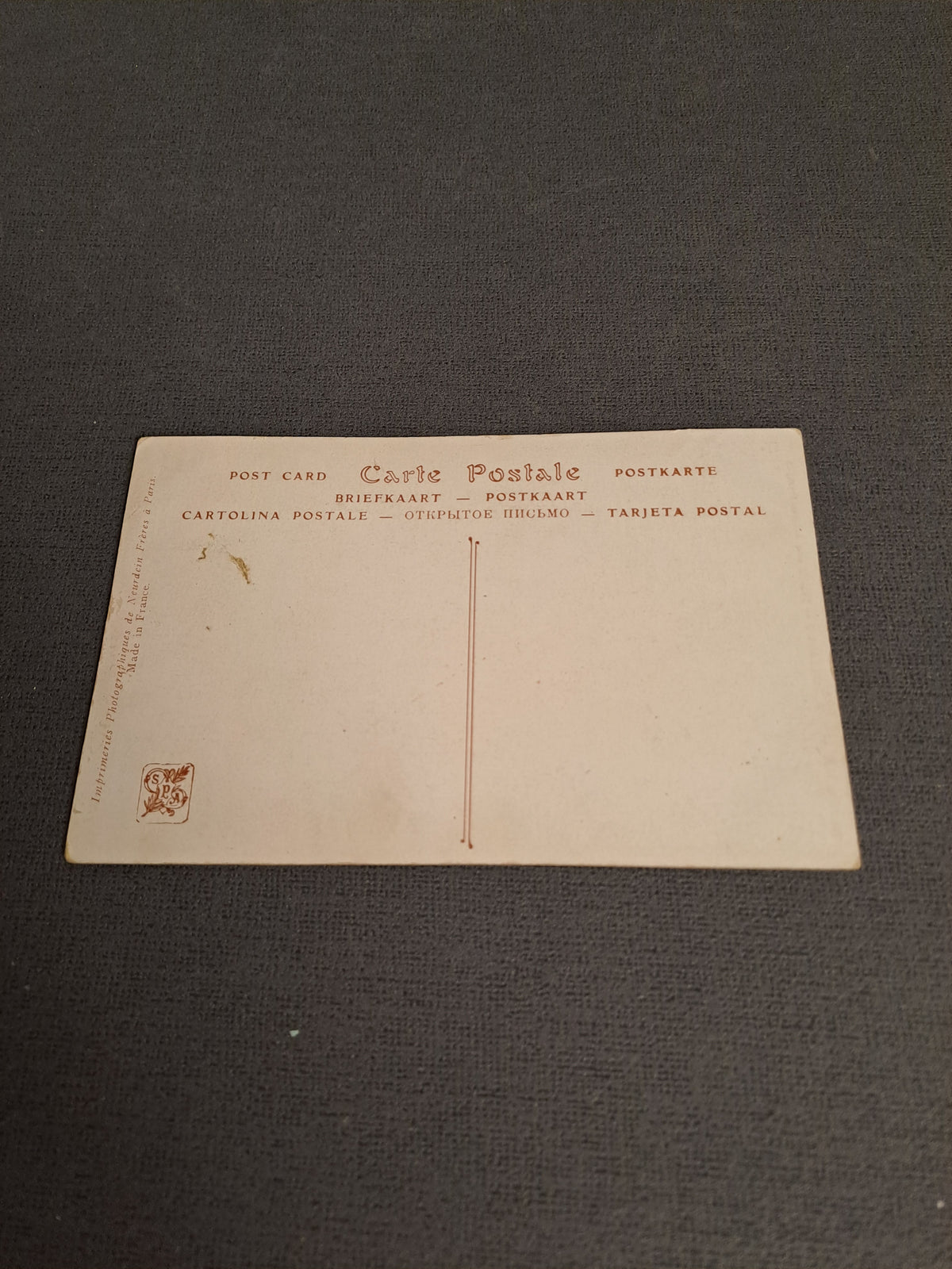 Antique French Postcard 1910-1920 / Antik Fransk Postkort 1910-1920