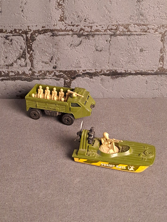Matchbox Swamp Rat and Personell Carrier
