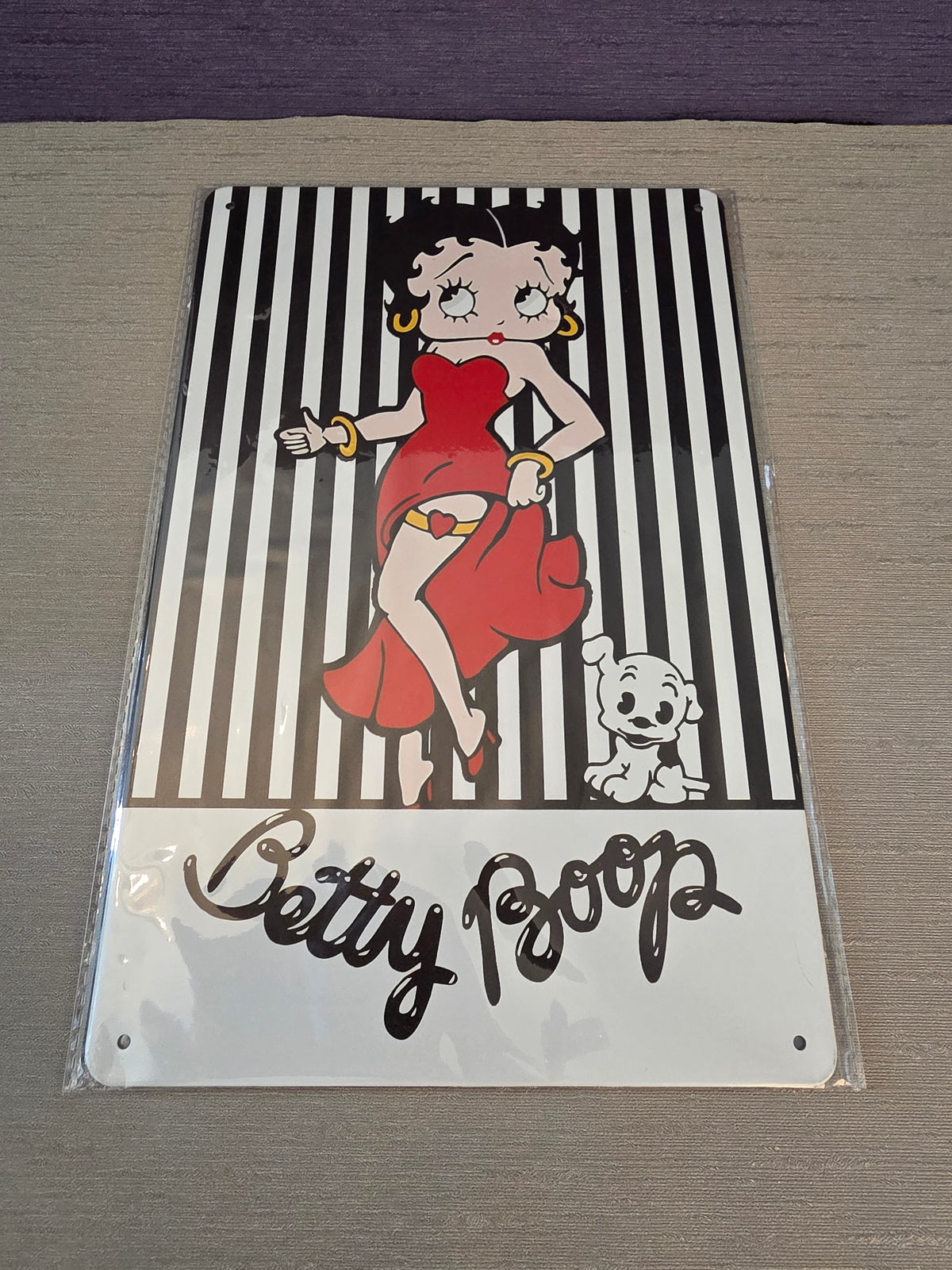 Betty Boop Metal Sign